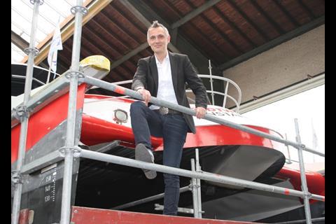 Christoph Witte, Managing Director of Katamaran-Reederei. - See more at: http://www.maritimejournal.com/news101/power-and-propulsion/catamaran-field-trials#sthash.LuWZTkru.dpuf